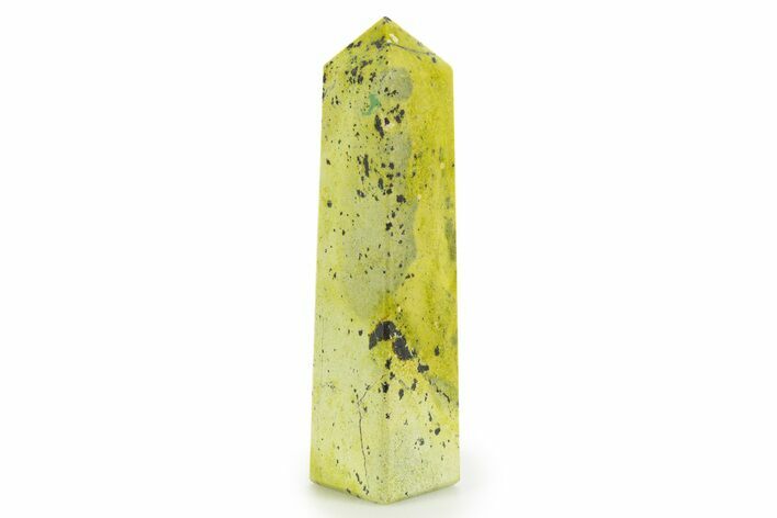 Polished Green Lizardite Tower #343095